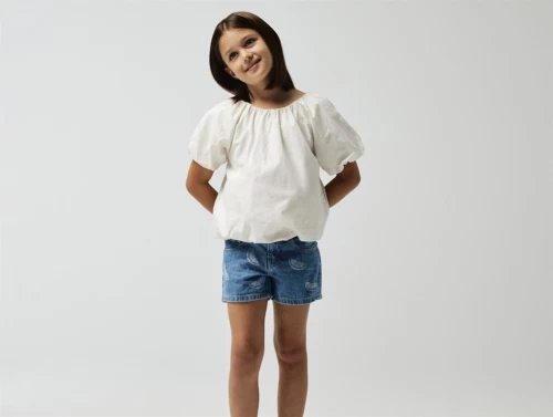 Name It denim blue citrus shorts